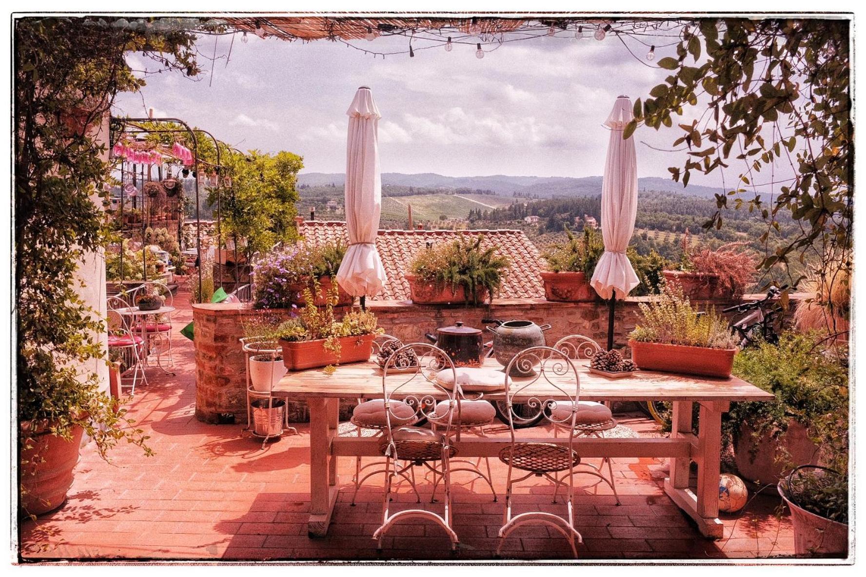 Le Terrazze Del Chianti B&B Residenza D'Epoca E Di Charme San Donato in Poggio Екстер'єр фото