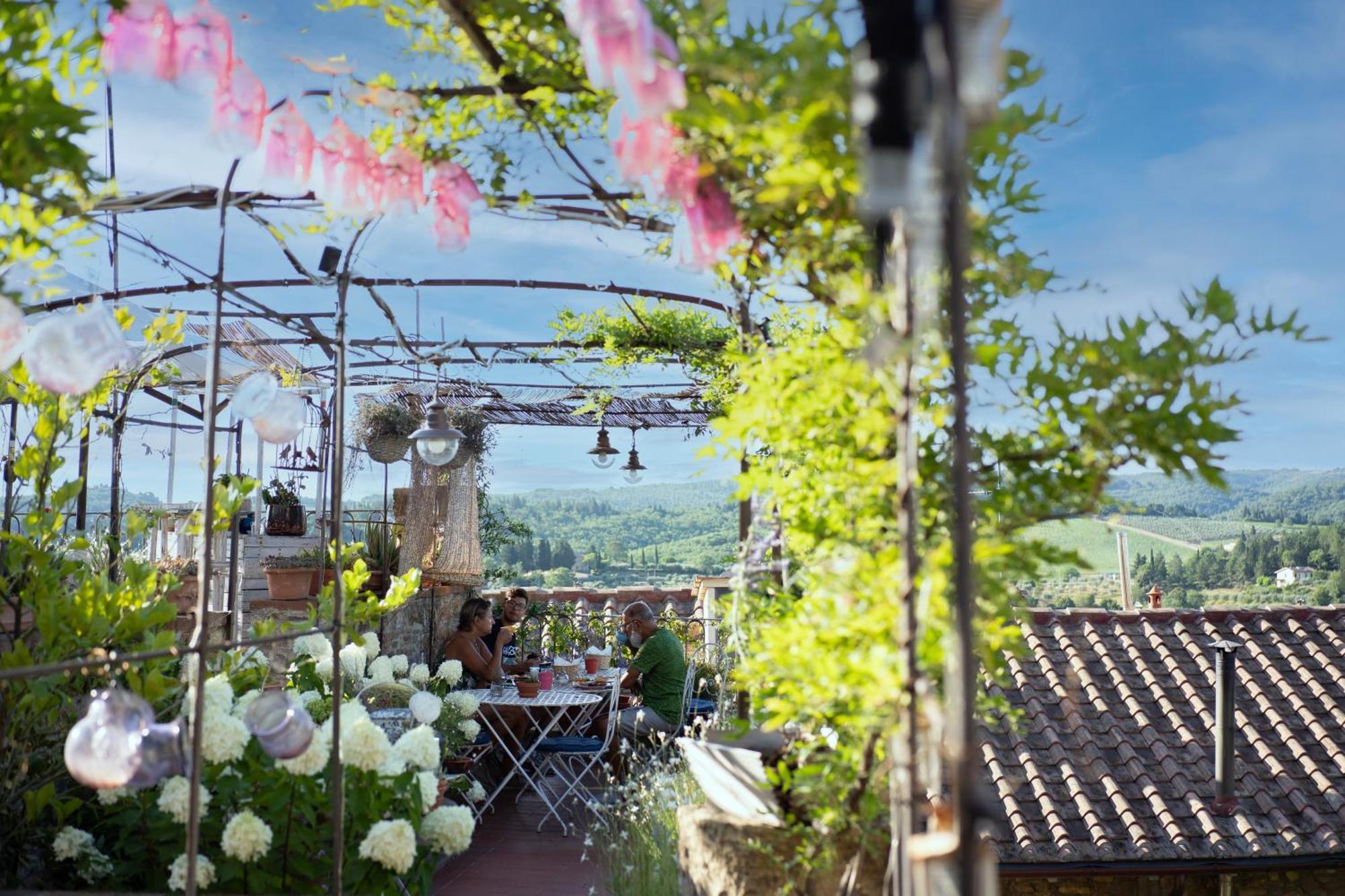 Le Terrazze Del Chianti B&B Residenza D'Epoca E Di Charme San Donato in Poggio Екстер'єр фото